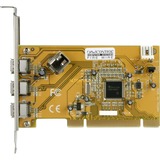 Dawicontrol DC-1394 PCI, Contrôleur PCI, TI 43AB23, 100 Mbit/s, PC, Avec fil, Windows 2003/Vista/2000/XP, Vente au détail