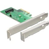 DeLOCK 89370 carte et adaptateur d'interfaces Interne M.2, Contrôleur PCIe, M.2, Vert, Gris