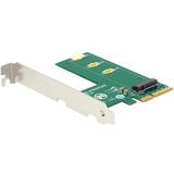 DeLOCK 89561 carte et adaptateur d'interfaces Interne M.2, Contrôleur PCIe, M.2, PCIe 3.0, Vert, Blanc, 39 Gbit/s, Boîte