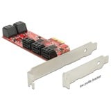 DeLOCK Carte PCI Express x2 > 10 x SATA 6 Go/s internes, Serial ATA-Controller 