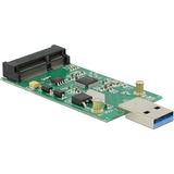 DeLOCK Convertisseur USB 3.0 Type-A mâle > mSATA full size 