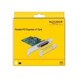DeLOCK PCI Express Card naar 1 x Parallel IEEE1284, Adaptateur 