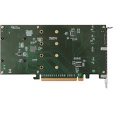 HighPoint SSD7103 contrôleur RAID PCI Express x16 3.0 14 Gbit/s, Carte RAID M.2, PCI Express x16, 0, 1, 14 Gbit/s, 920585 h, CE, FCC, RoHS, REACH, WEEE
