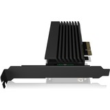 ICY BOX Adaptateur IB-PCI214M2-HSL Noir