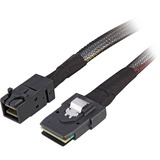 Microsemi Adaptec® ADAPTEC I-HDMSAS-MSAS-1M 6 Gbit/s Noir, Adaptateur Noir, 1 m, SFF-8643, SFF-8087, Droit, Droit, Mâle/Mâle