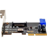 SilverStone ECU04-E carte et adaptateur d'interfaces Interne USB 3.2 Gen 1 (3.1 Gen 1), Contrôleur PCIe, USB 3.2 Gen 1 (3.1 Gen 1), Profil bas, PCIe 2.0, 10 Gbit/s