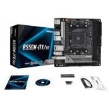 ASRock Asro B550M-ITX/ac carte mère socket AM4 Noir/gris, RAID, Gb-LAN, Sound, Mini-ITX