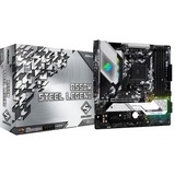 ASRock B550M Steel Legend, Socket AM4 carte mère RAID, Gb-LAN, Sound, µATX