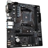 GIGABYTE A520M S2H  carte mère socket AM4 Noir/gris, RAID, Gb-LAN, Sound, µATX 