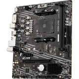 MSI A520M-A PRO carte mère socket AM4 Noir/gris, RAID, Gb-LAN, Sound, µATX