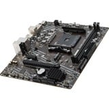 MSI A520M-A PRO carte mère socket AM4 Noir/gris, RAID, Gb-LAN, Sound, µATX