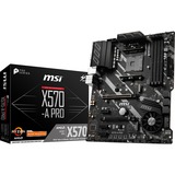 MSI X570-A PRO, Carte mère Noir, RAID, Gb-LAN, Sound, ATX