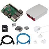 Raspberry Pi Foundation 3 B+ Starter Kit Set7, Mini PC Blanc, Cortex-A53 | VideoCore IV | 1 Go