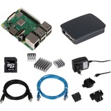 Raspberry Pi Foundation Pi Foundation Pi 3 B+ Starter Kit, Mini PC Noir, Cortex-A53 | VideoCore IV | 1 Go