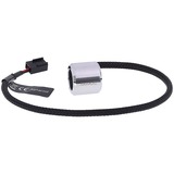 Alphacool 15326 pièce et accessoire pour systèmes de refroidissement d'ordinateurs, Bande LED Chrome/Bleu, Laiton, Chrome, 3 broches, 1 couleurs, 10 mm, 20 mm