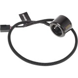 Alphacool Aurora HardTube 16mm Rond Secteur, Bande LED Noir, Rond, Monté en surface, Noir, Secteur, 12 V, 2,4 cm