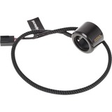 Alphacool Aurora HardTube 16mm Rond Secteur, Bande LED Noir, Rond, Monté en surface, Noir, Rouge, Secteur, 12 V
