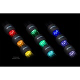 Alphacool Aurora HardTube LED Ring 13mm Deep Black - RGo, Bande LED Noir