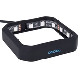Alphacool Aurora XPX Pièces et accessoires pour systèmes de refroidissement d'ordinateurs, Cadre Noir, Polyoxyméthyléne (POM), Noir, 4 broches, 75 mm, 75 mm, 17 mm