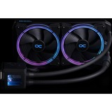 Alphacool Eisbaer Aurora 280 Processeur Refroidisseur de liquide tout-en-un 14 cm Noir 1 pièce(s), Watercooling Noir, Refroidisseur de liquide tout-en-un, 14 cm, 71 m³/h, Noir