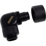 Alphacool Eiszapfen 13/10mm Compression fitting, Connexion Noir, Pivotable