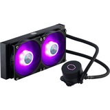 Cooler Master MasterLiquid ML240L V2 RGB Processeur Refroidisseur de liquide tout-en-un 12 cm Noir, Watercooling Noir, Refroidisseur de liquide tout-en-un, 12 cm, 62 cfm, Noir