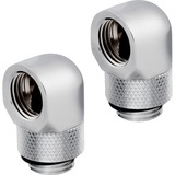 Corsair Hydro X Series 90° Rotary Adaptateur, Connecteur Chrome, 2 pièces