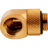 Corsair Hydro X Series 90° Rotary Adaptateur, Connecteur Or, 2 pièces