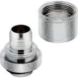 Corsair Hydro X Series XF Compression 10/13mm (3/8" / 1/2") ID/OD, Connecteur Chrome, Raccord, Laiton, Chrome, 1/4", Liquide
