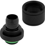 Corsair Hydro X Series XF Compression 10/13mm (3/8" / 1/2") ID/OD, Connecteur Noir, 4 pièces