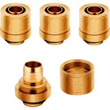 Corsair Hydro X Series XF Compression 10/13mm (3/8" / 1/2") ID/OD, Connecteur Or, 4 pièces