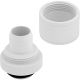 Corsair Hydro X Series XF Compression 10/13mm (3/8" / 1/2") ID/OD, Connecteur Blanc, 4 pièces