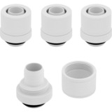 Corsair Hydro X Series XF Compression 10/13mm (3/8" / 1/2") ID/OD, Connecteur Blanc, 4 pièces