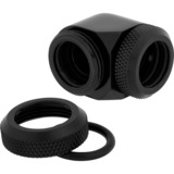 Corsair Hydro X Series XF Hardline 90° 14 mm OD, Connecteur Noir, 2 piéces