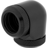Corsair Hydro X Series XF Hardline 90° 14 mm OD, Connecteur Noir, 2 piéces