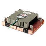 Dynatron A-18 Processeur Ventilateur 7 cm Cuivre, Gris, Refroidisseur CPU Ventilateur, 7 cm, 1100 tr/min, 6000 tr/min, 53,8 dB, 14,3 cfm