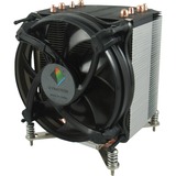 Dynatron K-17 Processeur Refroidisseur 9,2 cm Aluminium, Noir, Refroidisseur CPU Refroidisseur, 9,2 cm, 1000 tr/min, 2500 tr/min, 31,92 dB, 43,36 cfm, Vente au détail