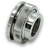EKWB EK-AF Pass-Through G1/4 - Nickel, Connecteur Argent/nickel