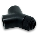EKWB EK-AF Y-Splitter Rotary 2F-1M G1/4 - Noir, Distributeur Noir