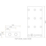 EKWB EK-FC Terminal X4 - Plexi, Connecteur 