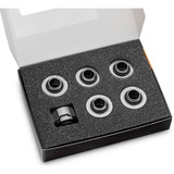 EKWB EK-Quantum Torque 6-Pack HDC 14 - Nickel Black, Connecteur Argent/Noir