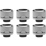 EKWB EK-Quantum Torque 6-Pack HDC 14 - Nickel, Connecteur Argent