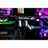 EKWB EK-Quantum Torque 6-Pack HDC 14 - Satin Titanium, Connecteur Argent, 6 pièces