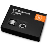 EKWB EK-Quantum Torque 6-Pack HDC 16 - Satin Titanium, Connexion Argent, 6 pièces