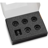 EKWB EK Quantum Torque 6-Pack STC 12/16, Connecteur Noir, Raccords, Laiton, Noir, 1/4", Mâle, 19 mm