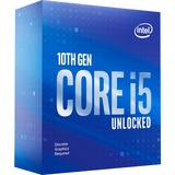 Intel® Core i5-10600KF, 4,1 GHz (4.8 GHz Turbo Boost) socket 1200 processeur "Comet Lake-S", unlocked, processeur en boîte