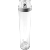 Singularity Computers Protium – 250 mm, Vase d'expansion Argent, Acrylique poli