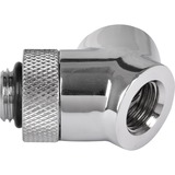 Thermaltake Adaptateur G1/4" 45 & 90° Pacific, Connexion Chrome