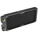Thermaltake CL-W227-CU00BL-A accessoire de matériel de refroidissement Noir, Radiateur Noir, Noir, Bloc radiateur, Liquide, Cuivre, 1/4", EAC, CE
