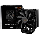 be quiet! Pure Rock 2 Black, Refroidisseur CPU Noir, Connecteur de ventilateur PWM à 4 broches